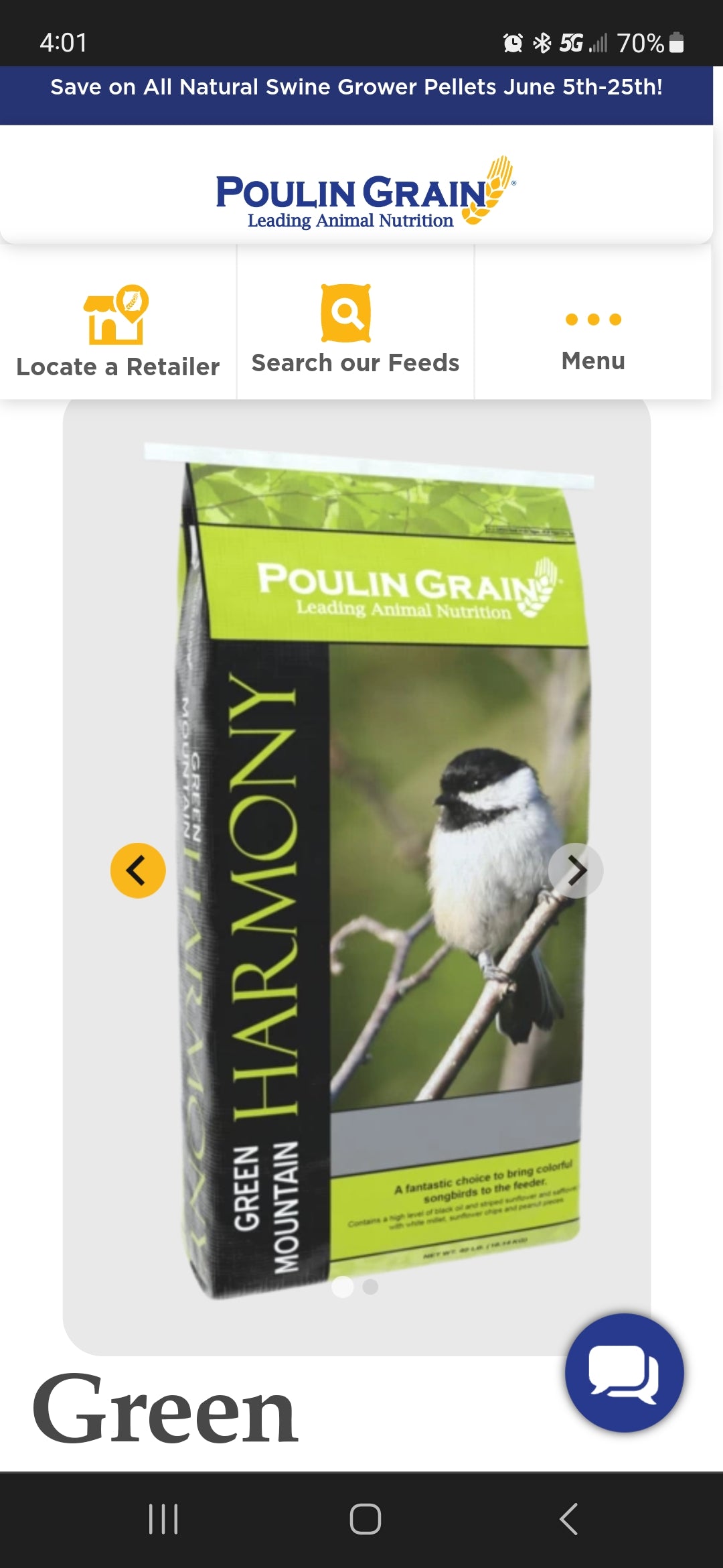 Harmony Bird Seed