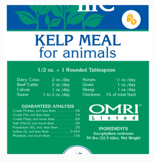 Kelp Meal OMRI Approved
